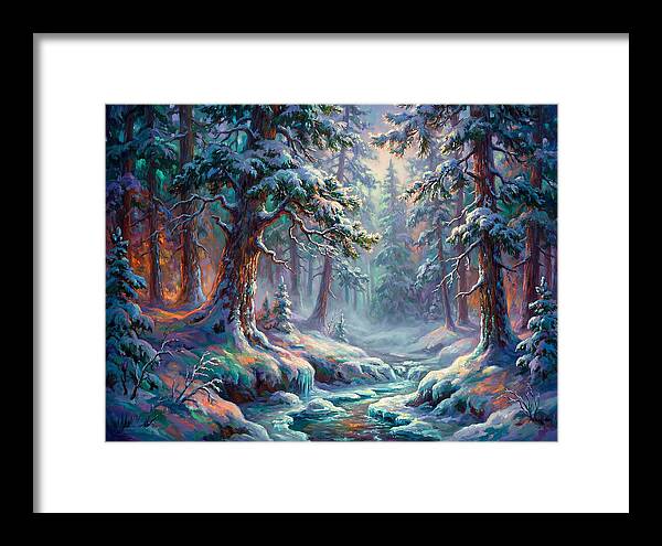 Snowy Forest Scene