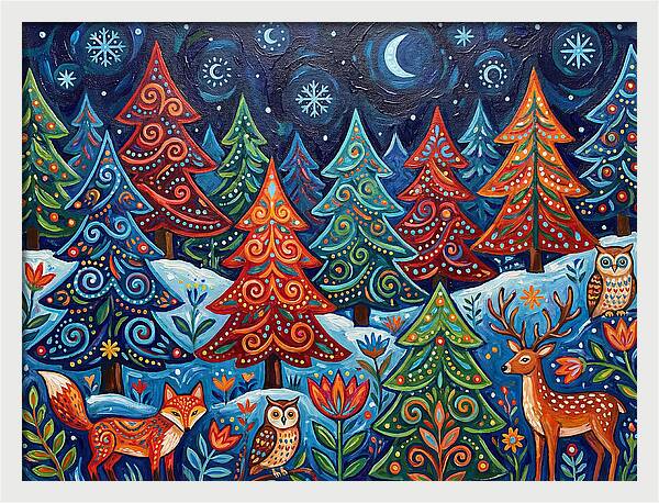 Snowy Forest Wonderland