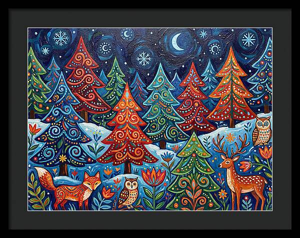 Snowy Forest Wonderland