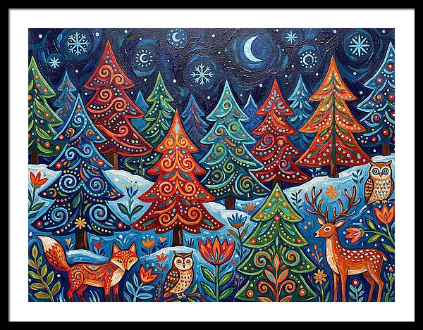 Snowy Forest Wonderland