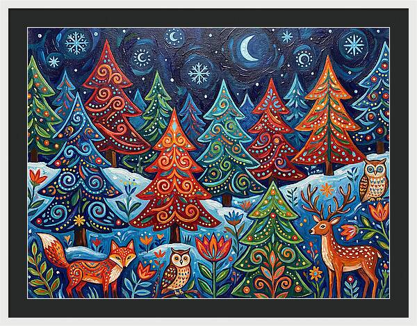 Snowy Forest Wonderland