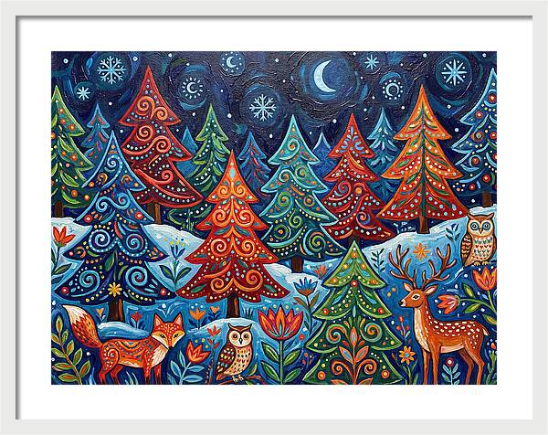 Snowy Forest Wonderland