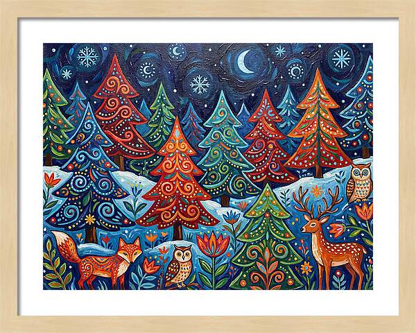 Snowy Forest Wonderland