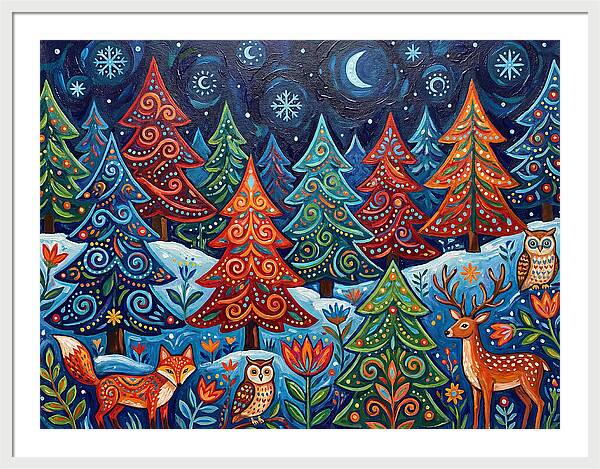 Snowy Forest Wonderland