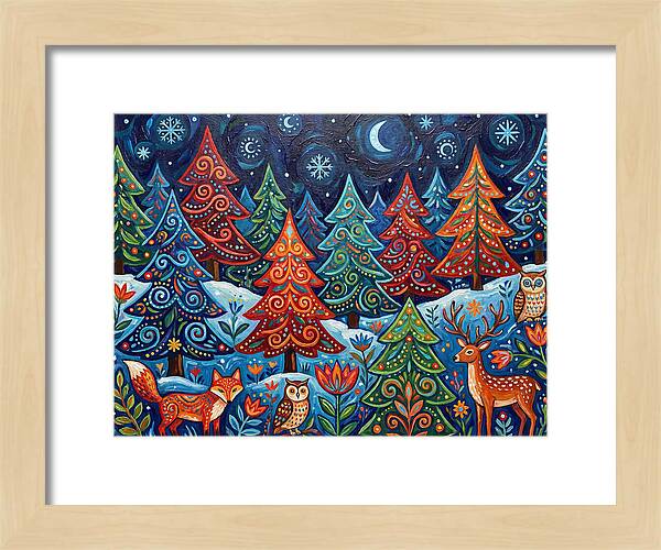 Snowy Forest Wonderland