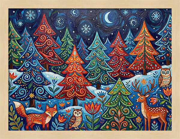 Snowy Forest Wonderland