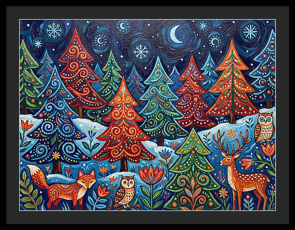 Snowy Forest Wonderland