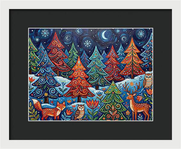 Snowy Forest Wonderland