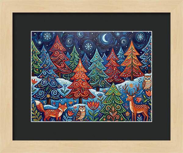 Snowy Forest Wonderland