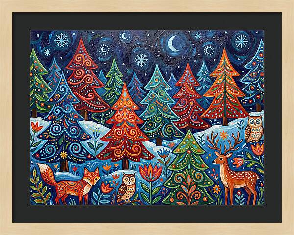 Snowy Forest Wonderland
