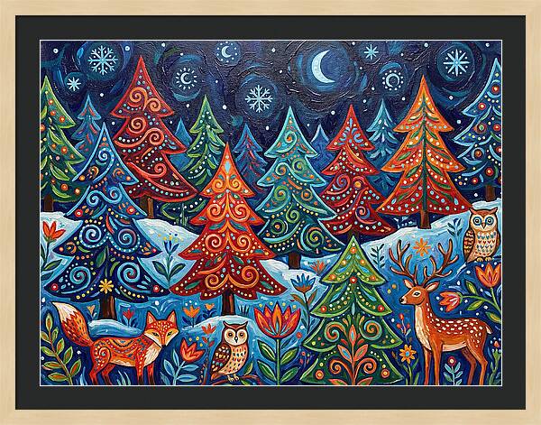 Snowy Forest Wonderland