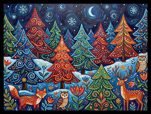 Snowy Forest Wonderland
