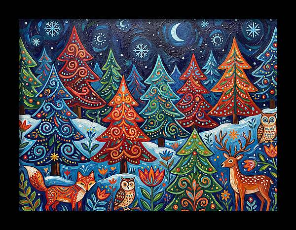 Snowy Forest Wonderland