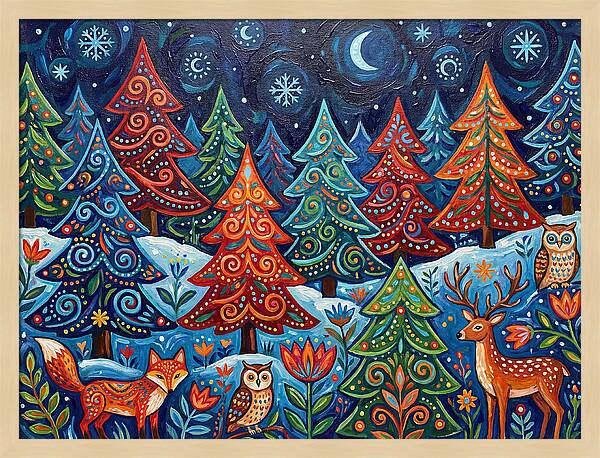 Snowy Forest Wonderland