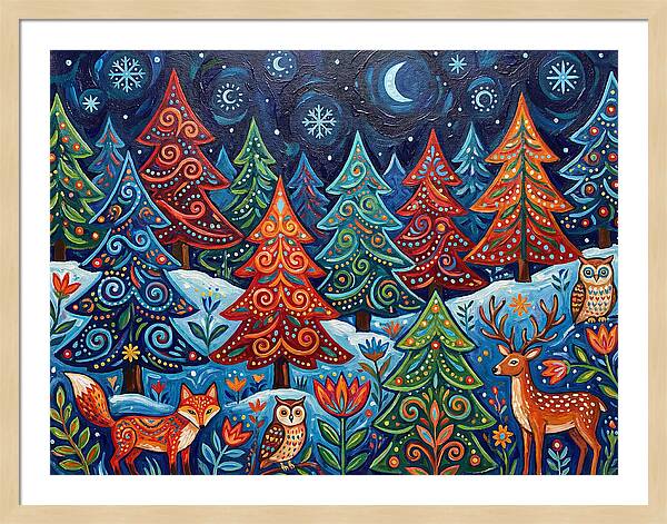 Snowy Forest Wonderland