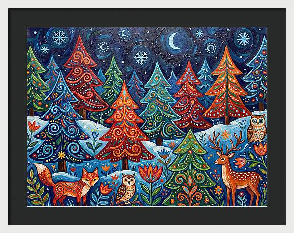 Snowy Forest Wonderland