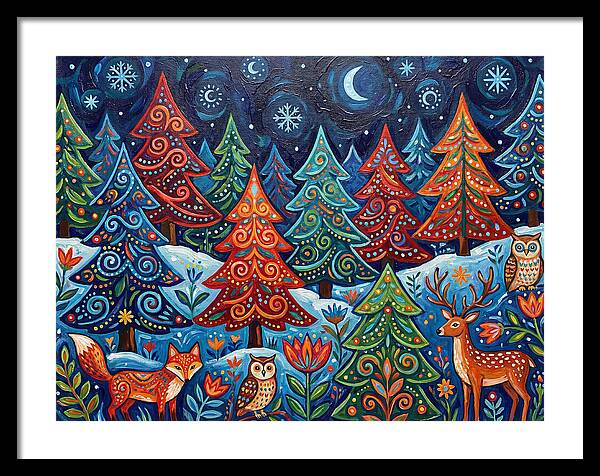 Snowy Forest Wonderland