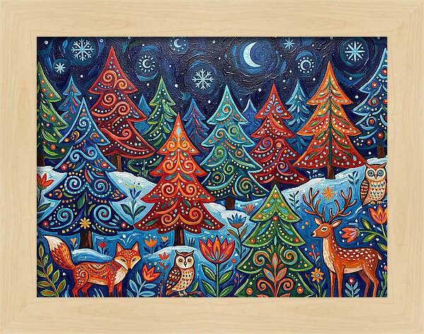 Snowy Forest Wonderland