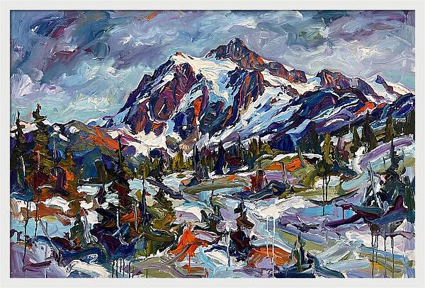 Snowy Mountain Majesty