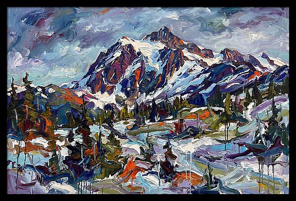 Snowy Mountain Majesty