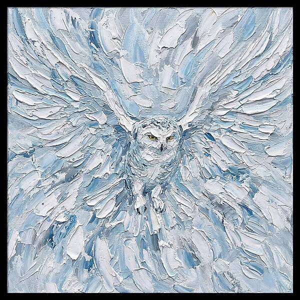 Snowy Owl In Flight