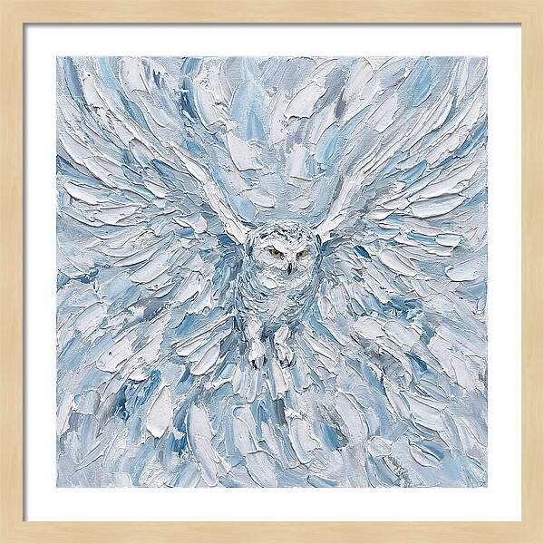 Snowy Owl In Flight