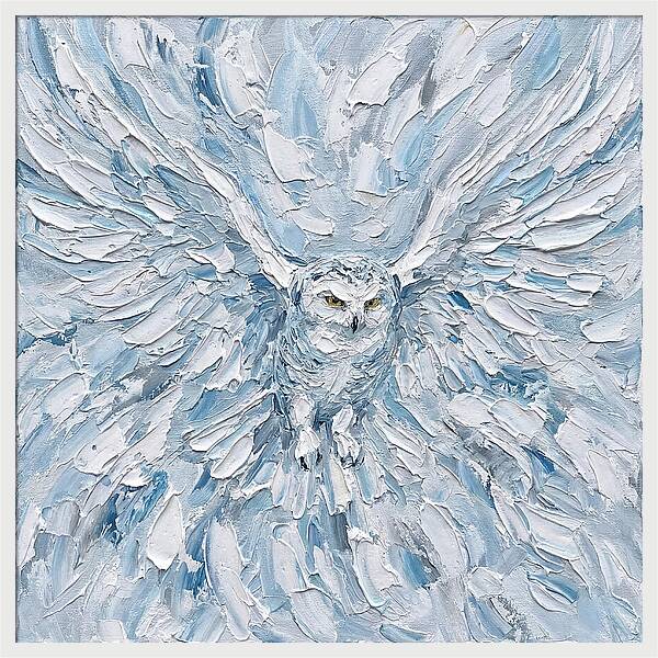 Snowy Owl In Flight