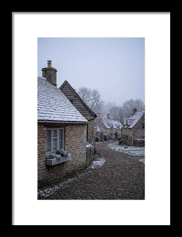 Snowy Village Serenity