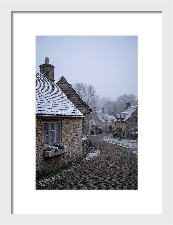 Snowy Village Serenity