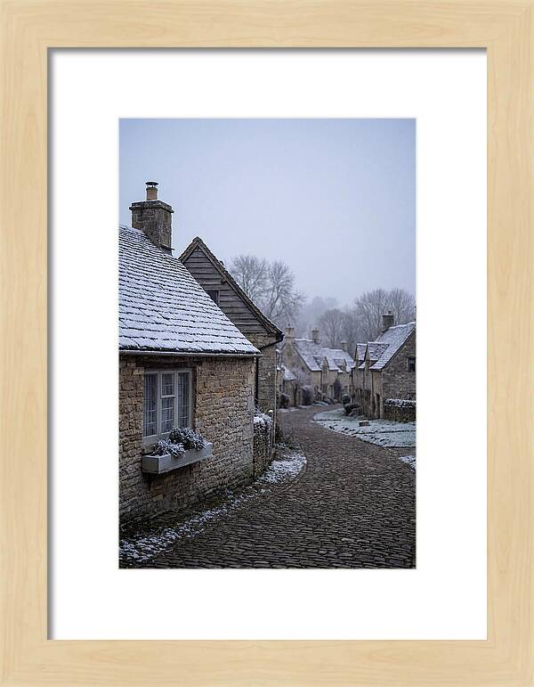 Snowy Village Serenity