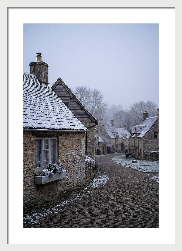 Snowy Village Serenity