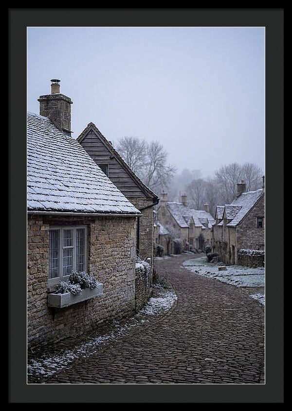Snowy Village Serenity