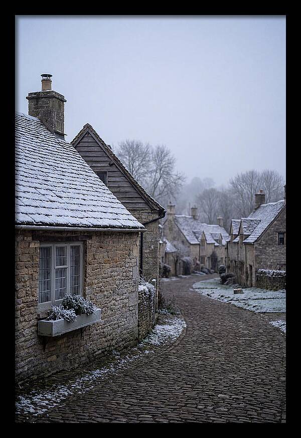 Snowy Village Serenity