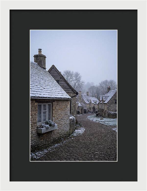 Snowy Village Serenity