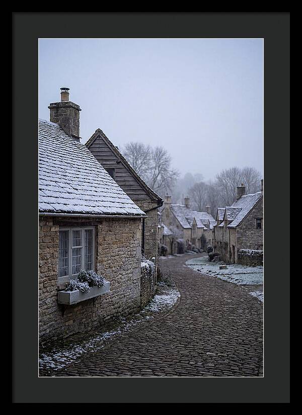 Snowy Village Serenity