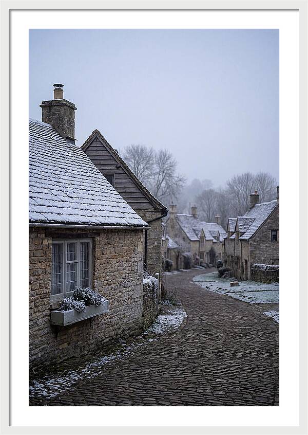 Snowy Village Serenity