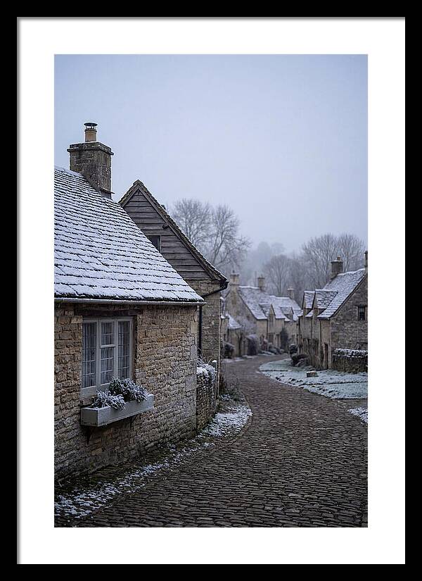 Snowy Village Serenity