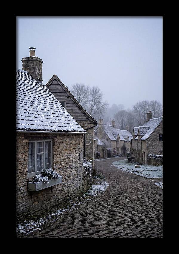 Snowy Village Serenity