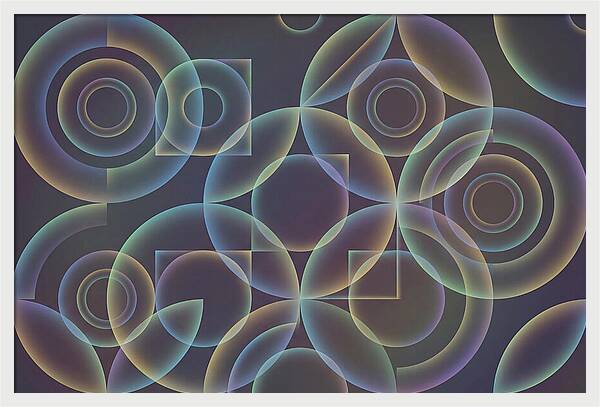 Soap Bubble Surface With Rainbow Hues