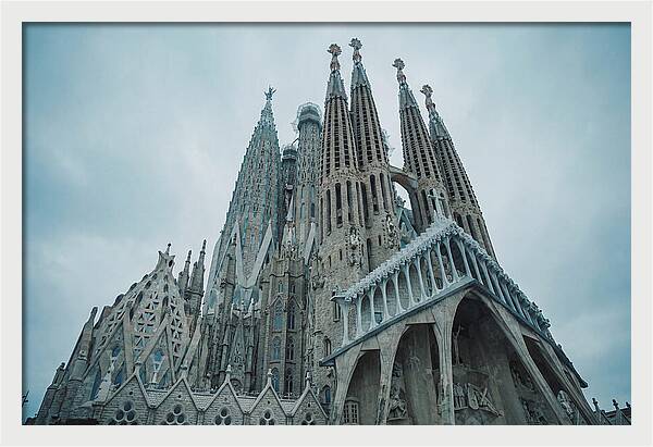 Soaring Gothic Spires Of Sagrada Familia
