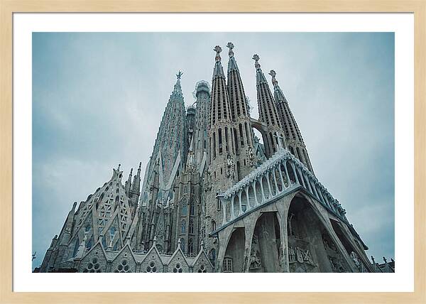 Soaring Gothic Spires Of Sagrada Familia