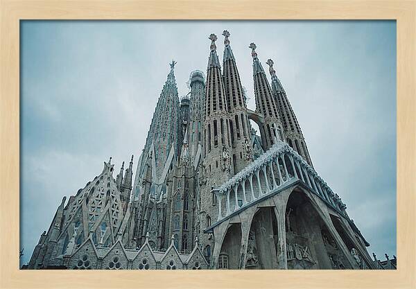 Soaring Gothic Spires Of Sagrada Familia