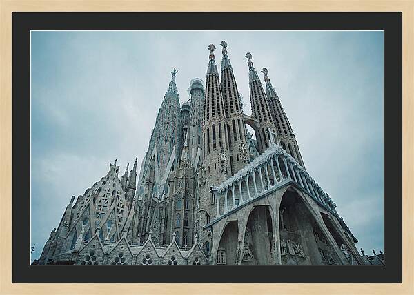 Soaring Gothic Spires Of Sagrada Familia