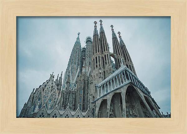 Soaring Gothic Spires Of Sagrada Familia