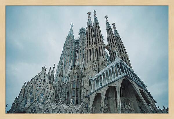 Soaring Gothic Spires Of Sagrada Familia