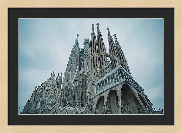 Soaring Gothic Spires Of Sagrada Familia
