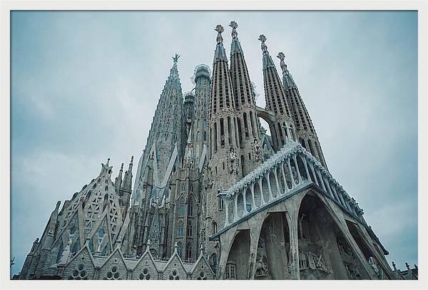 Soaring Gothic Spires Of Sagrada Familia