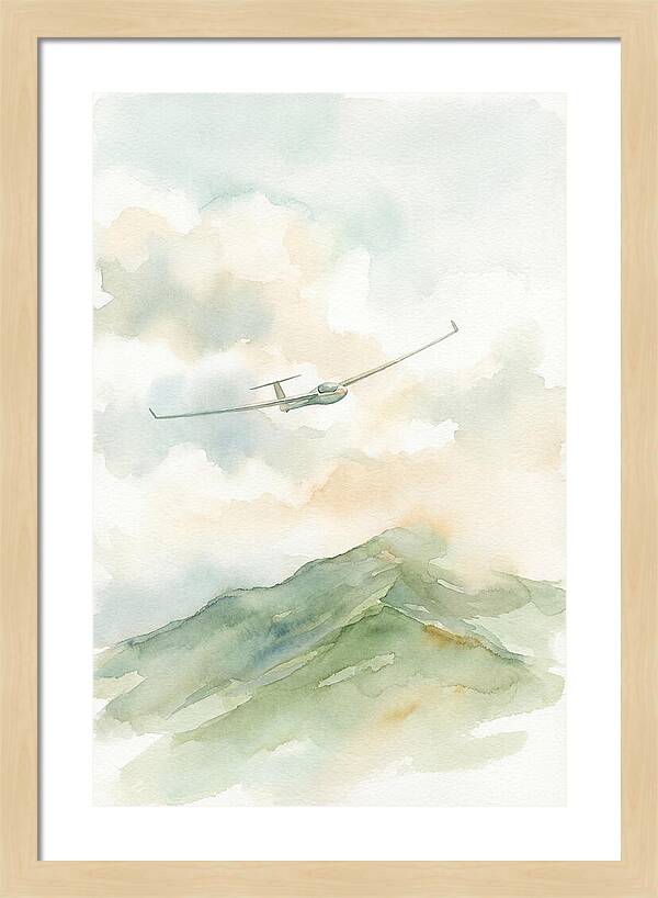Soaring Over Green Mountains
