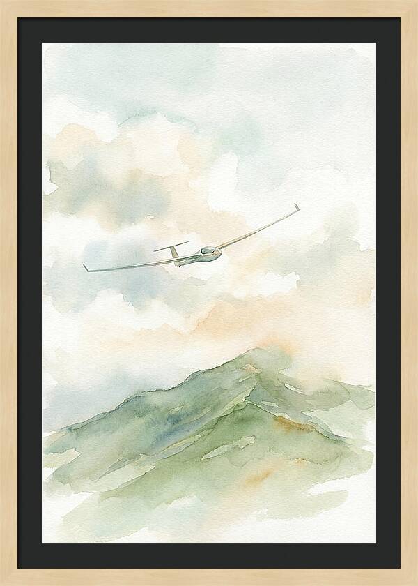 Soaring Over Green Mountains