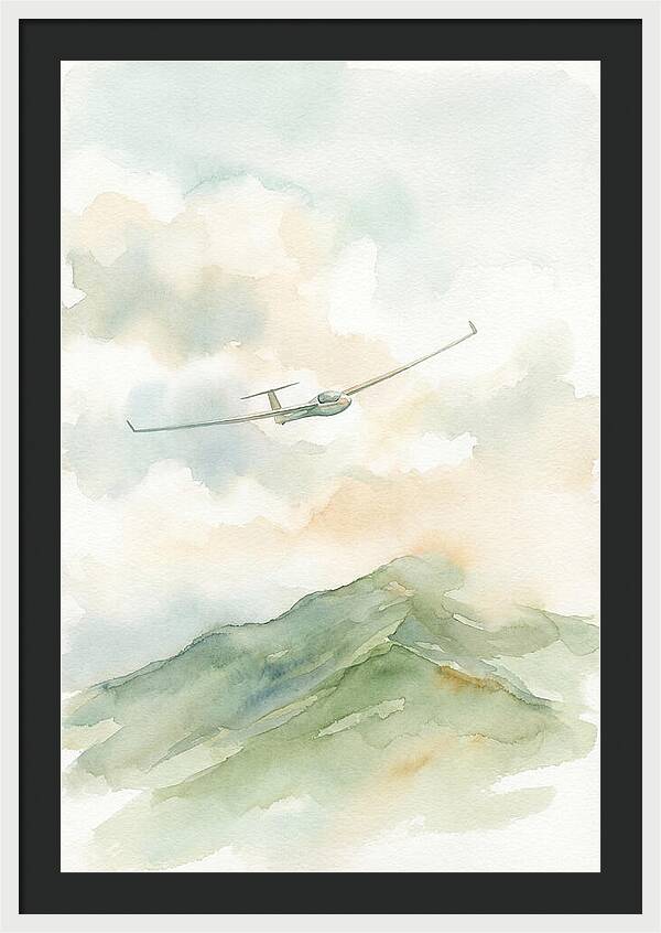 Soaring Over Green Mountains